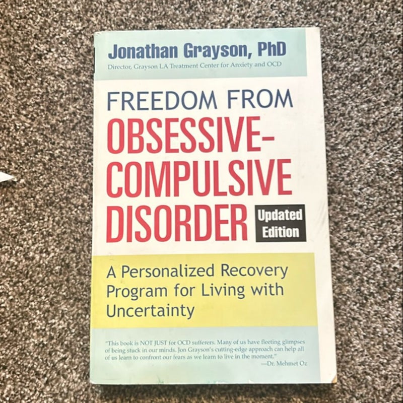 Freedom from Obsessive Compulsive Disorder