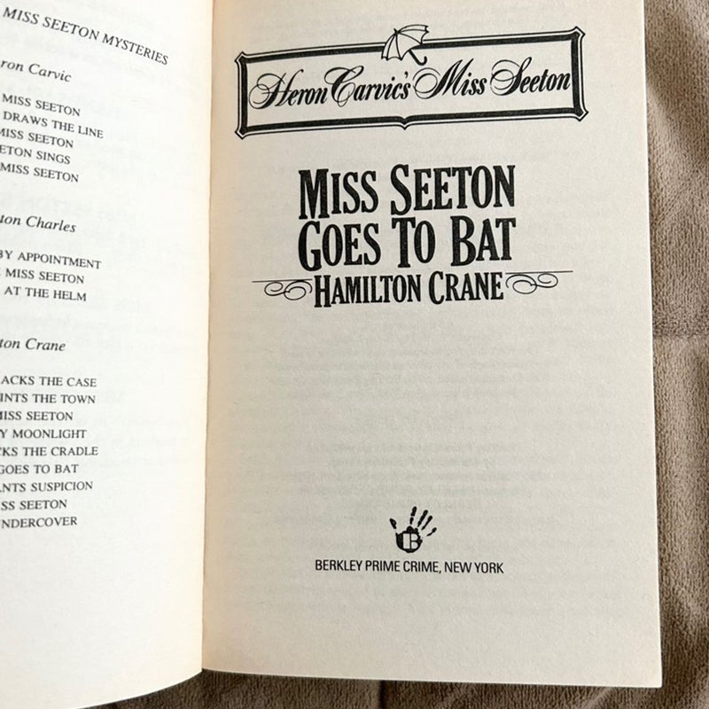 Miss Seeton Goes to Bat  2265