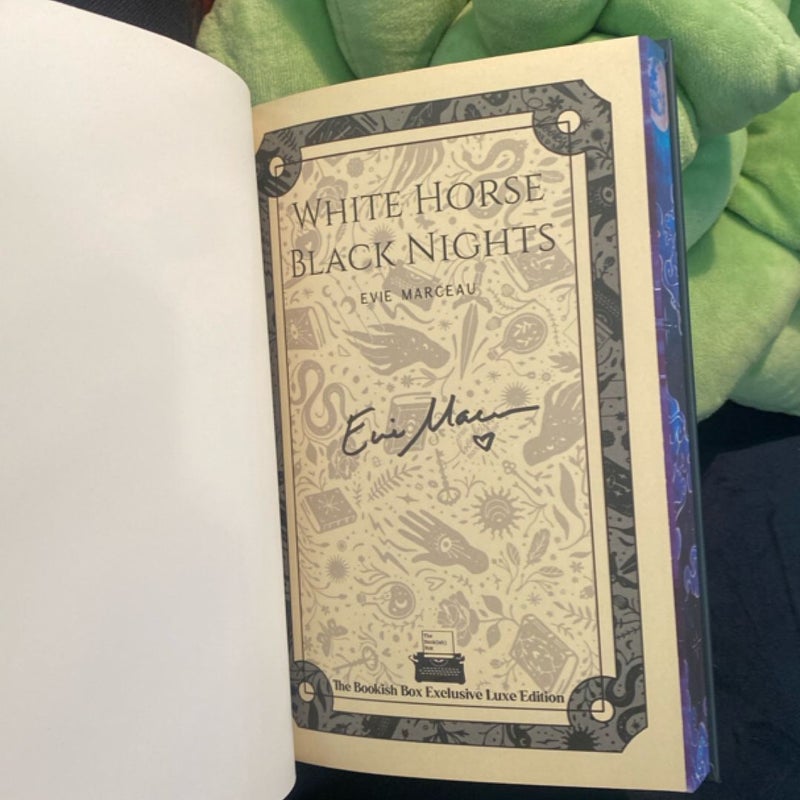 White Horse Black Nights Bookish Box Edition