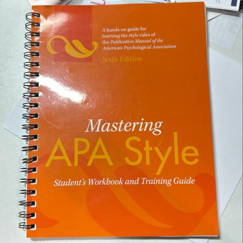 Mastering APA Style