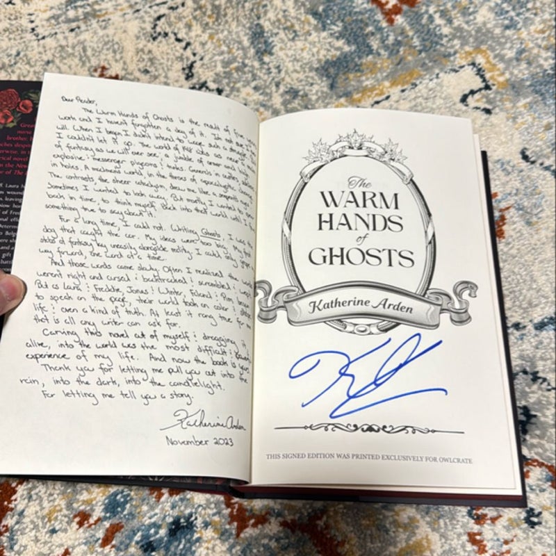 The Warm Hands of Ghosts Signed Owlcrate Edition