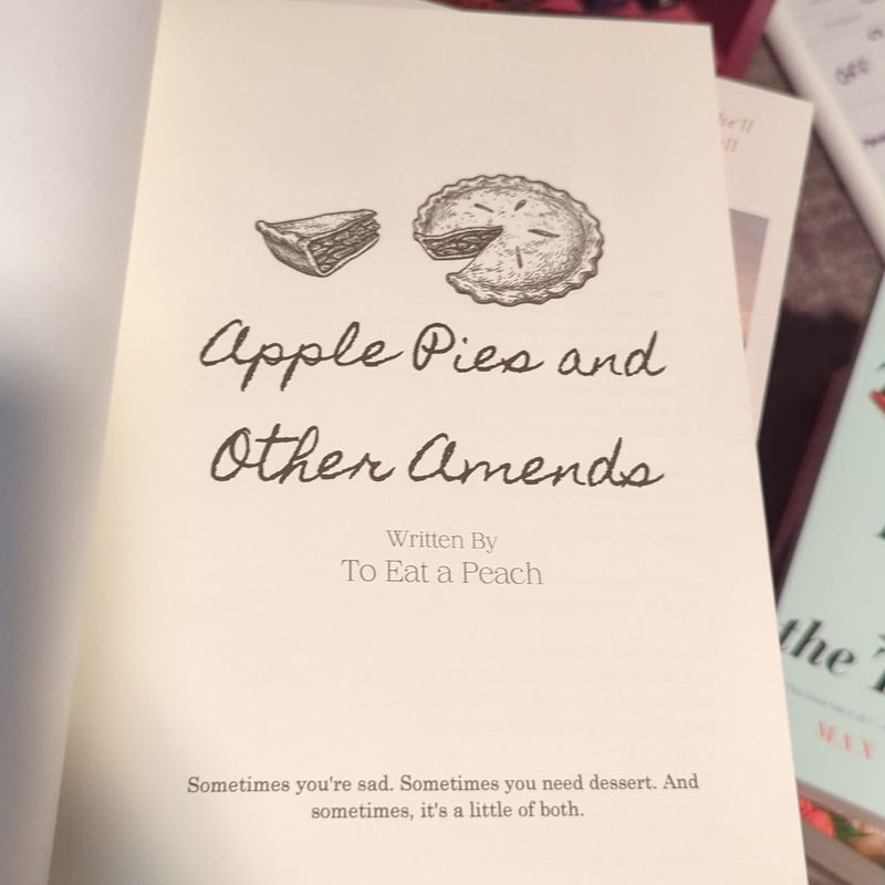Apple pies and other amends