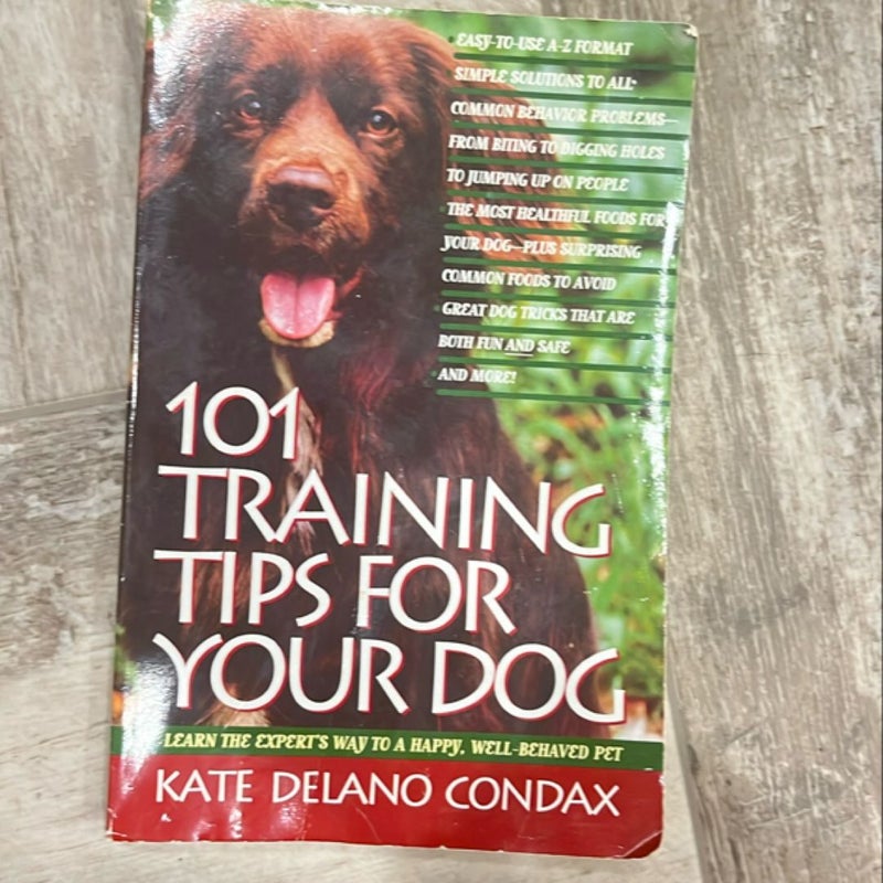 101 Training Tips for Your Dog