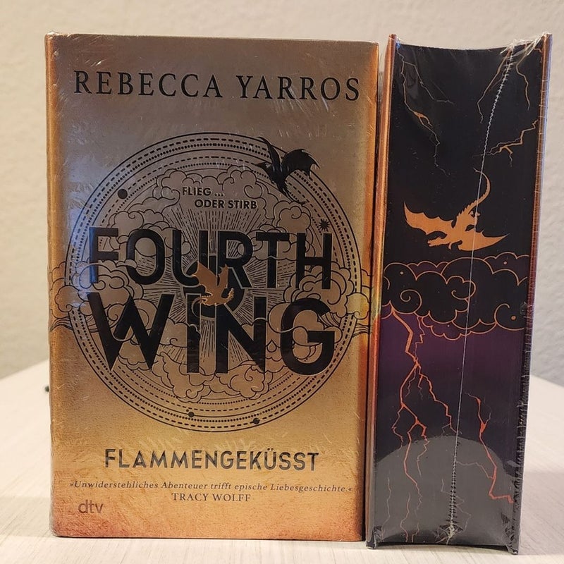 Fantasy Books - Fourth Wing and Iron Flame 