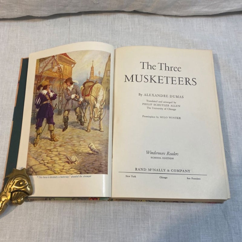 The Three Musketeers Windermere Readers-School Edition, 1954-hardback