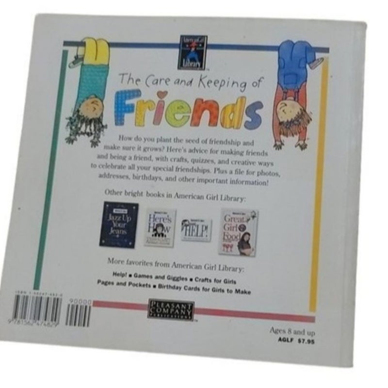 American Girl Library The Care And Keeping Of Friends Book