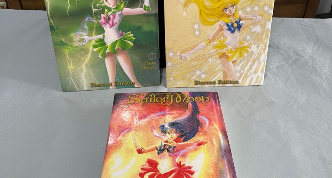 Pretty Guardian Sailor Moon Eternal Edition Books 3-5 by Naoko Takeuchi,  Paperback