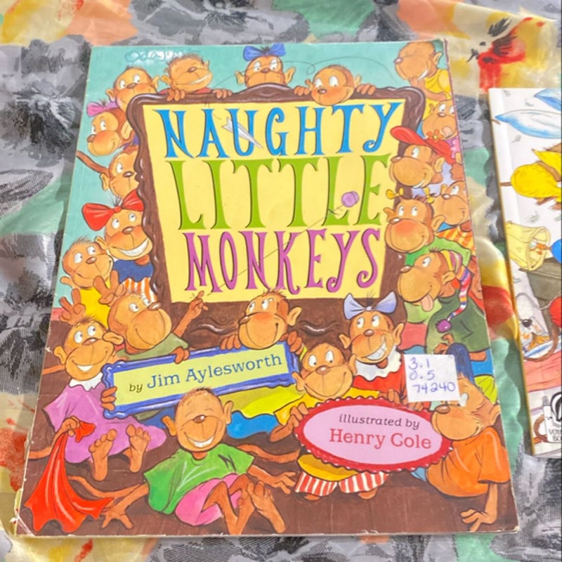 Monkey themed book bundle