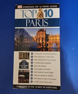 DK Eyewitness Top 10 Travel Guides PARIS