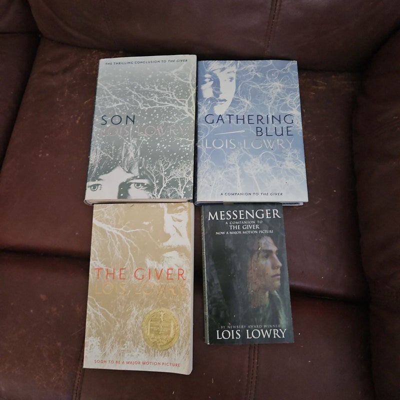 The Giver, Gathering Blue, Son, Messenger 