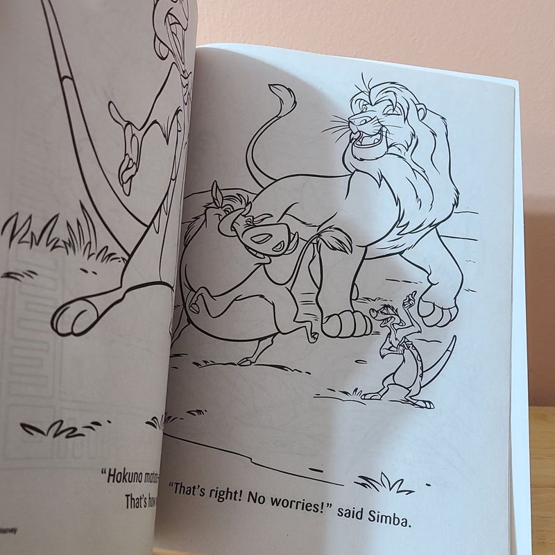 Disney Animal Friends Big Fun Book to Color Cool Cats