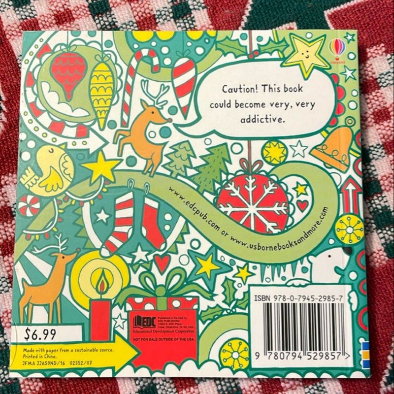 The Usborne Christmas Pocket doodling and coloring book