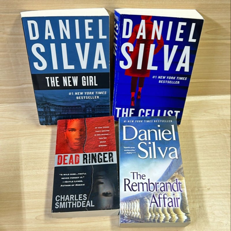 Daniel Silva 2 paperback 2 mass market bundle