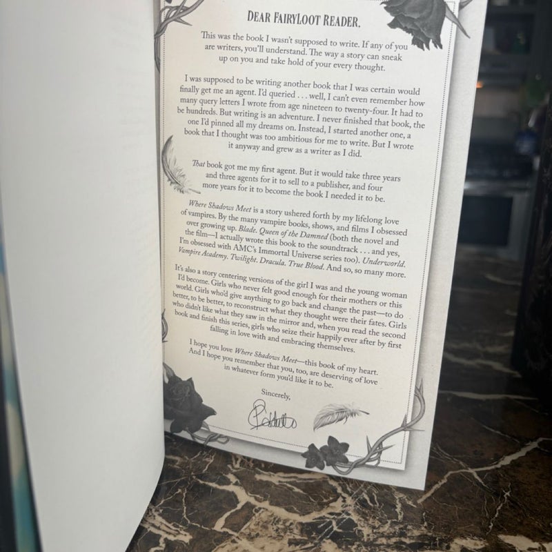 FAIRYLOOT SIGNED Exclusive Where Shadows Meet