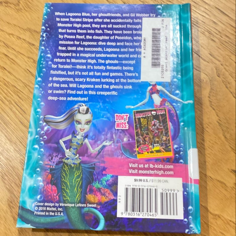 Monster High: Great Scarrier Reef: the Deluxe Junior Novel by Mattel