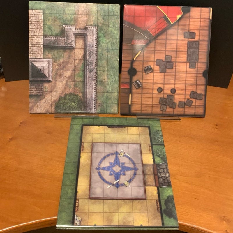 Pathfinder Game Mastery Flip-Mat Lot: Country Inn, Theater, Pathfinder Lodge