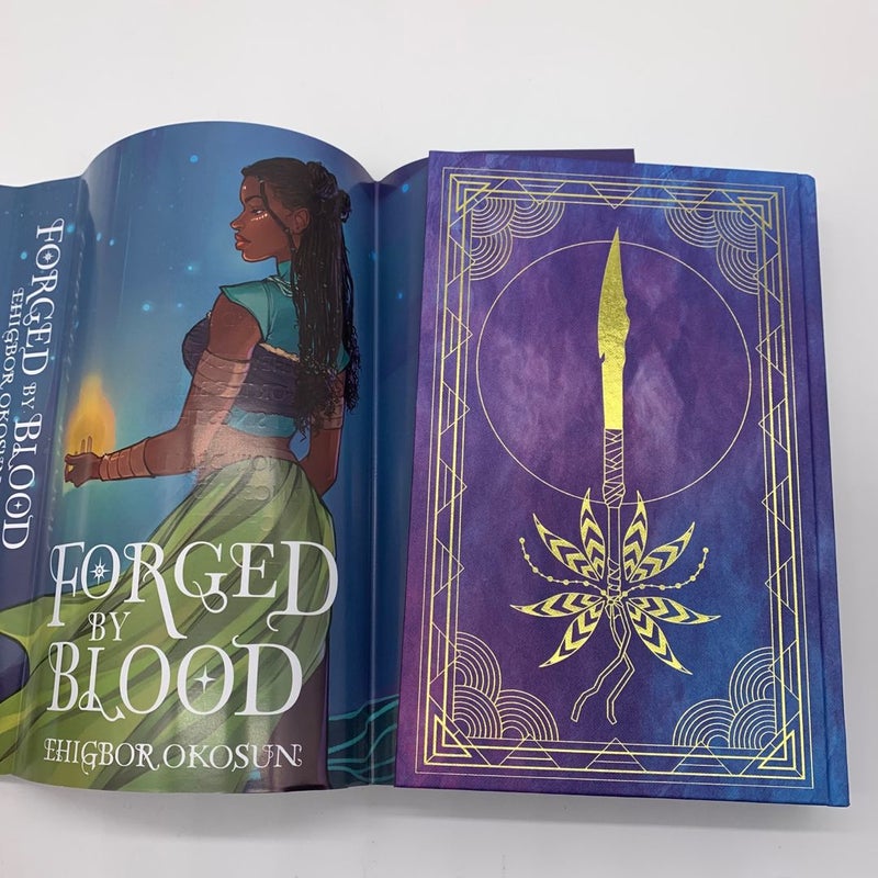 Fairyloot Exclusive Forged By Blood Signed Stenciled Edges