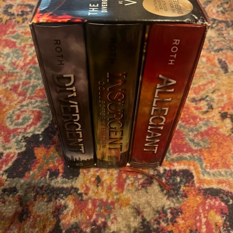 BRAND NEW Divergent Series Complete Box Set (Hardcover) 3-BOOK SET  Sealed