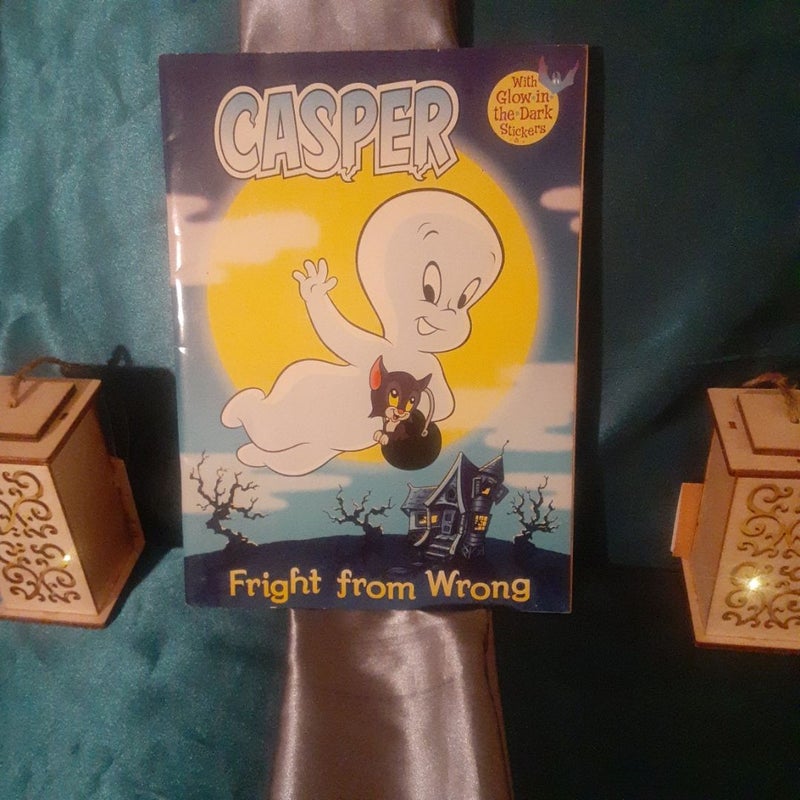Casper The Friendly Ghost coloring book Fright from Wrong