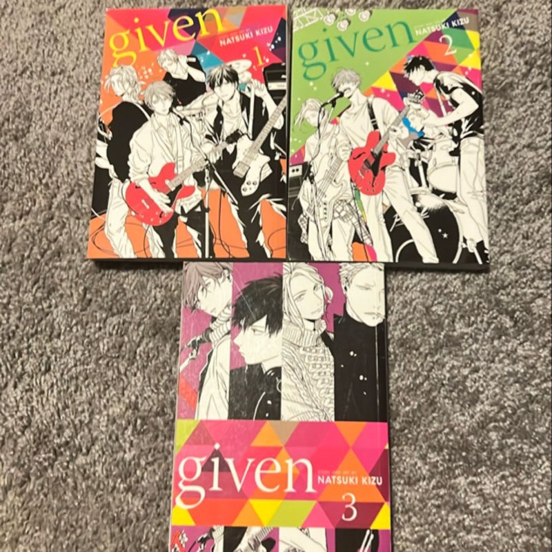 Given, Vol. 1,2 & 3