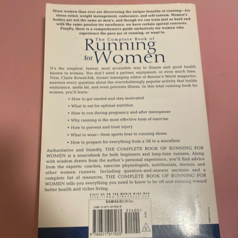The Complete Book of Running for Women