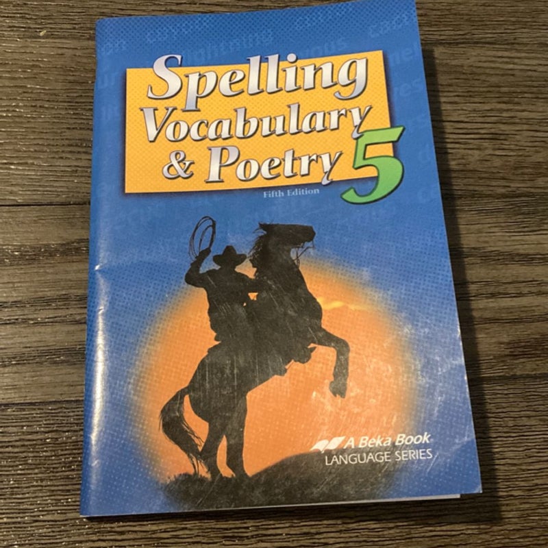 Spelling Vocabulary & Poetry 