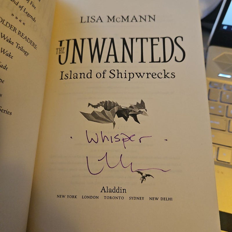 Signed The Unwanteds: Island of Shipwrecks