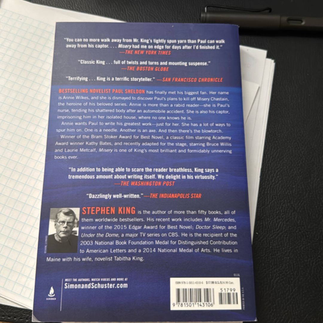 Misery by Stephen King, Paperback | Pangobooks
