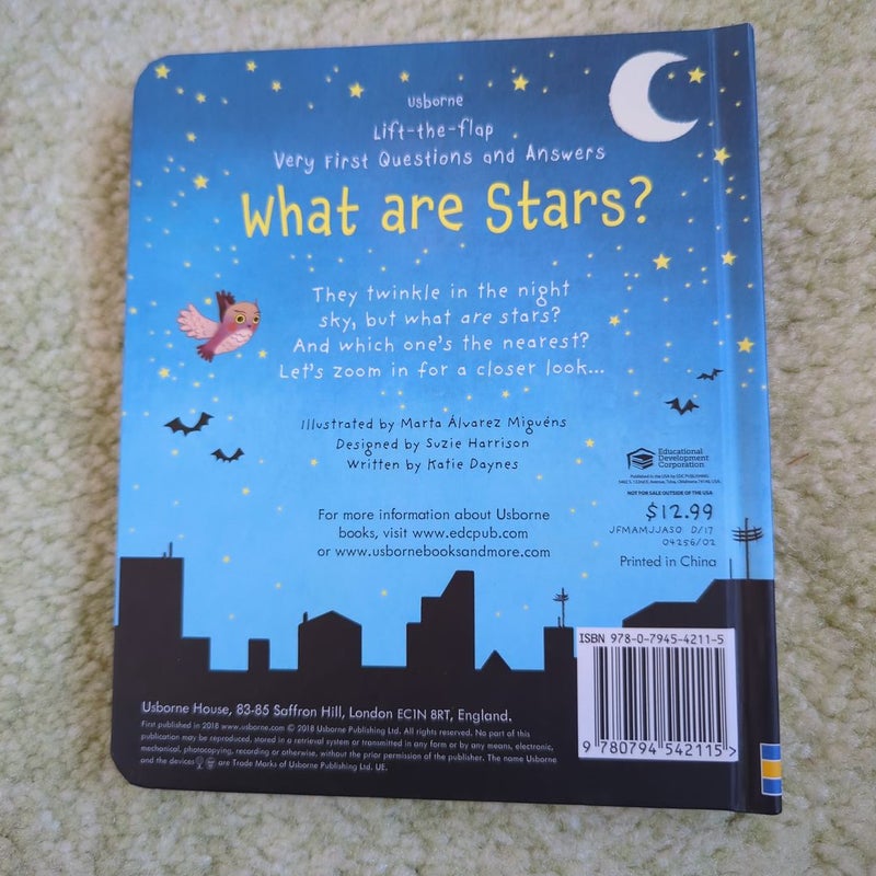 Lift-The-Flap Very First Questions and Answers What Are Stars