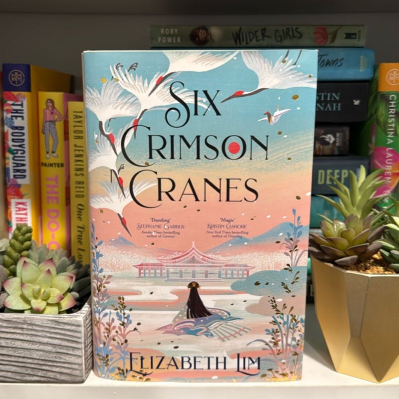 Six Crimson Cranes