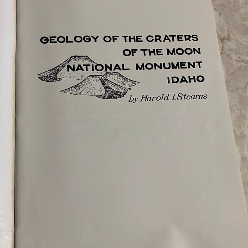 Geology of Craters of the Moon Idaho 