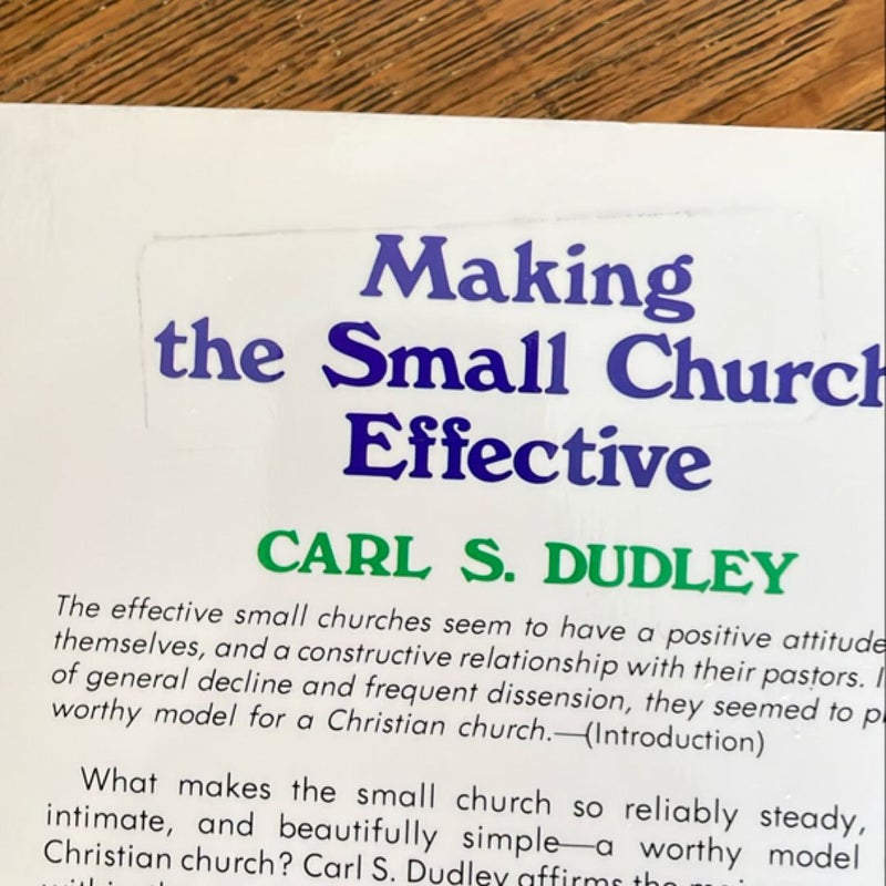 Making the Small Church Effective