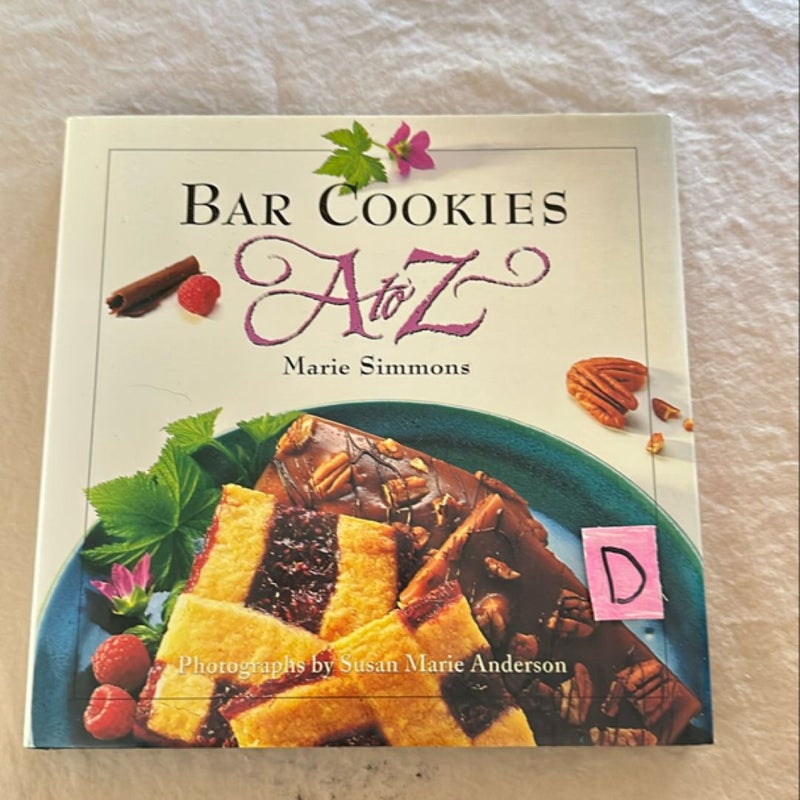 Bar Cookies A to Z