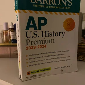 AP U. S. History Premium, 2023-2024: Comprehensive Review with 5 Practice Tests + an Online Timed Test Option