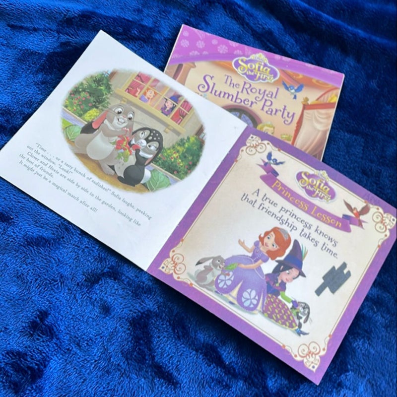 BOOK BUNDLE: Sofia the First a Magical Match and Sofia the First The Royal Slumber Party