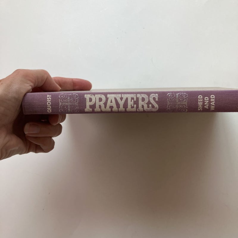 Prayers by Quoist 1963 Hardcover Christian Religious 