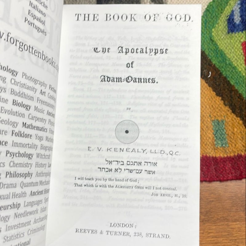 The Book of God (2018 Classic Reprint Series)