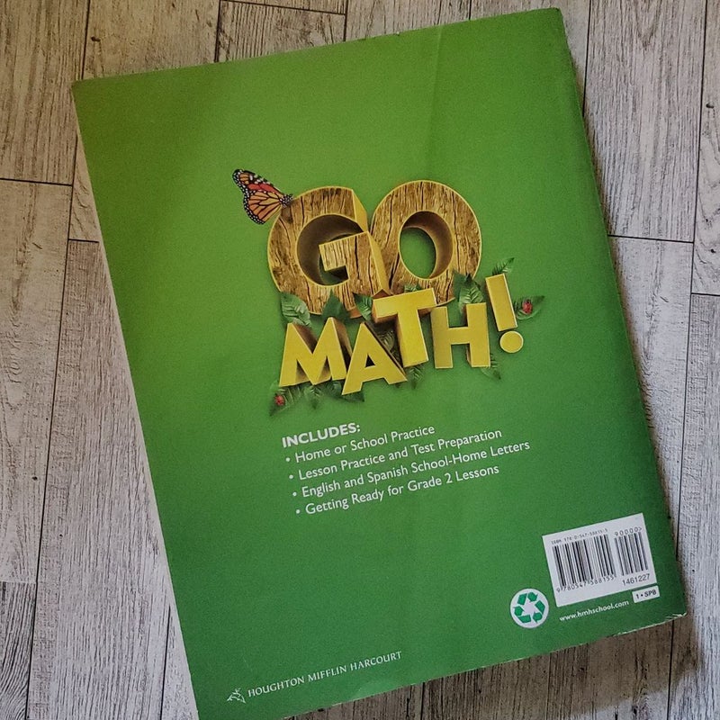 Go Math! Grade One, and Big First Grade workbook