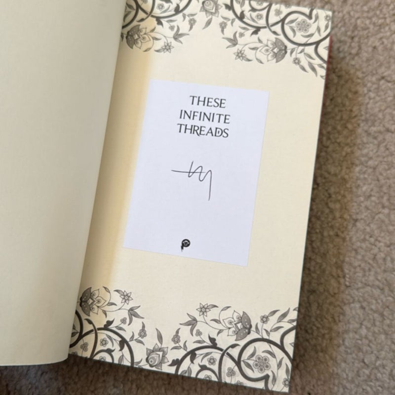 Waterstones SIGNED These Infinite Threads