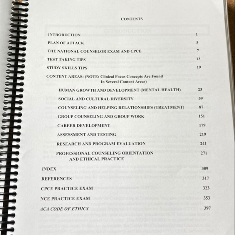 Study Guide for the National Counselor Examination and CPCE
