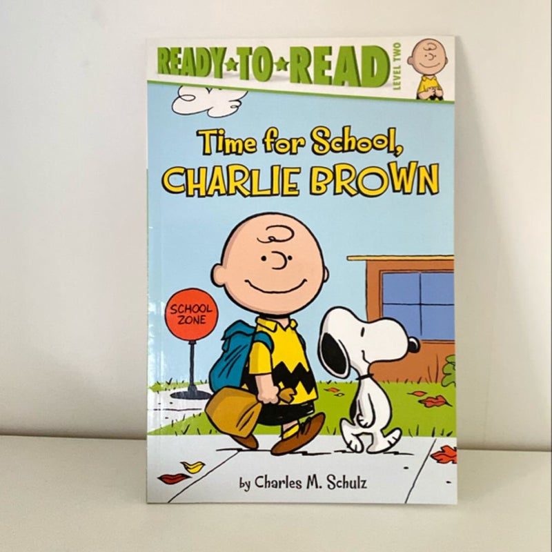 Time for school Charlie Brown 