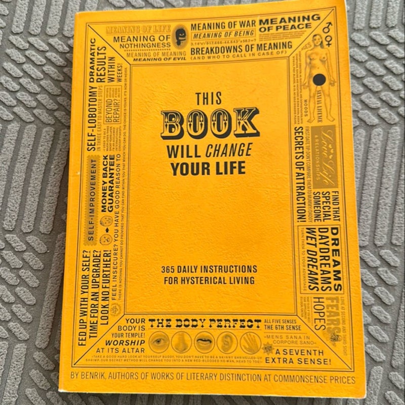 This Book Will Change Your Life