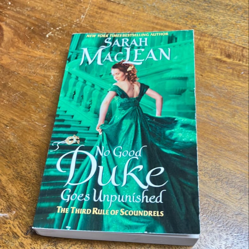 No Good Duke Goes Unpunished - SIGNED