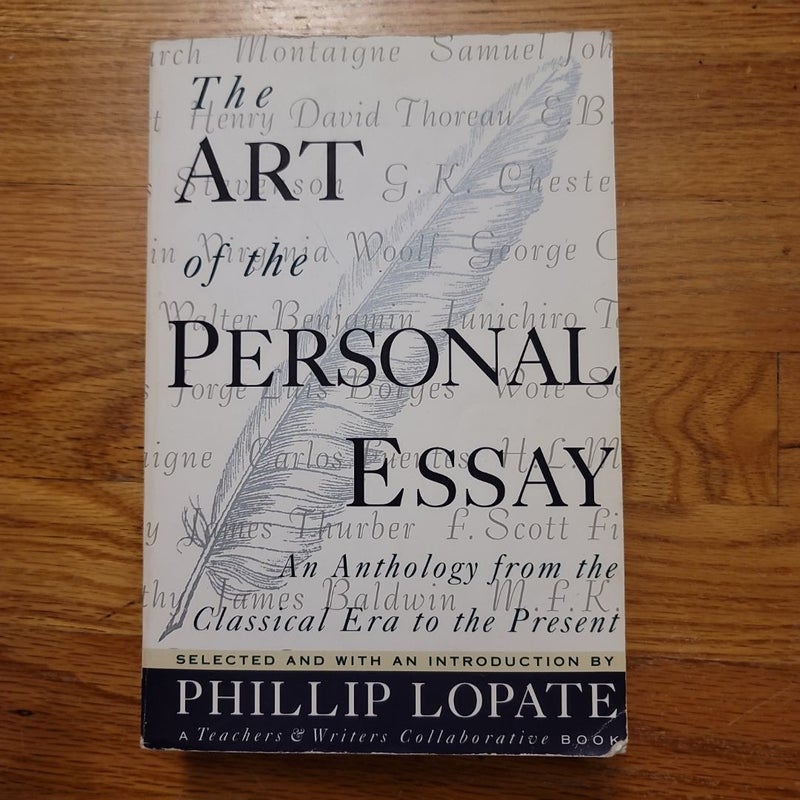 The Art of the Personal Essay