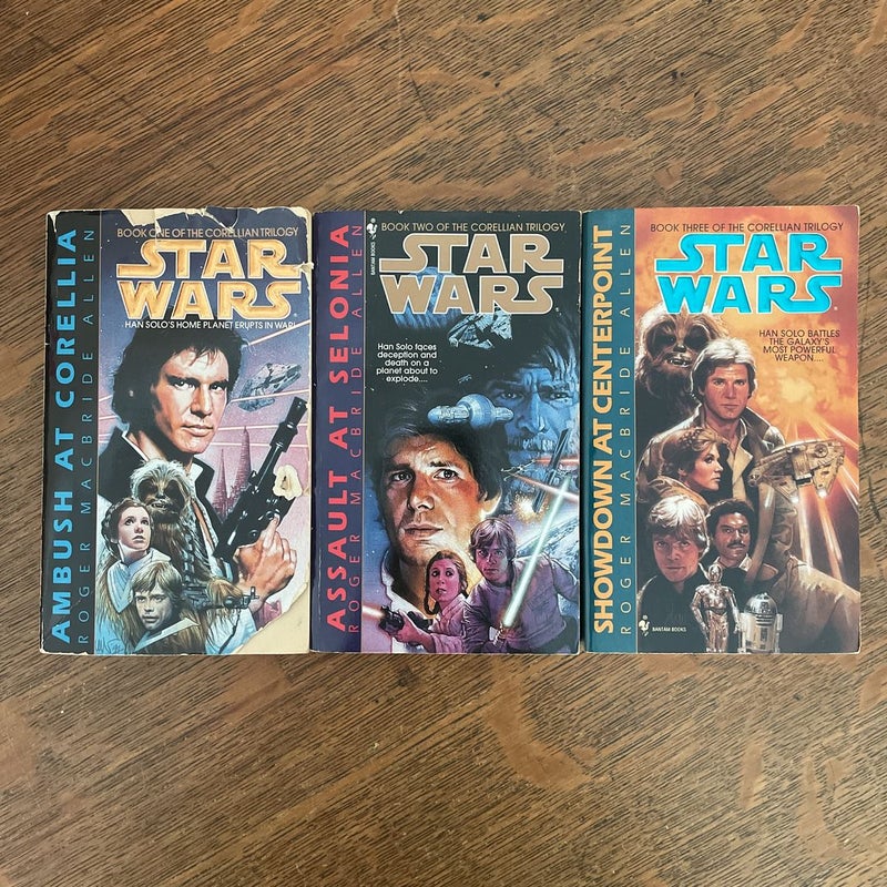Star Wars Corellian Trilogy - 3 book set