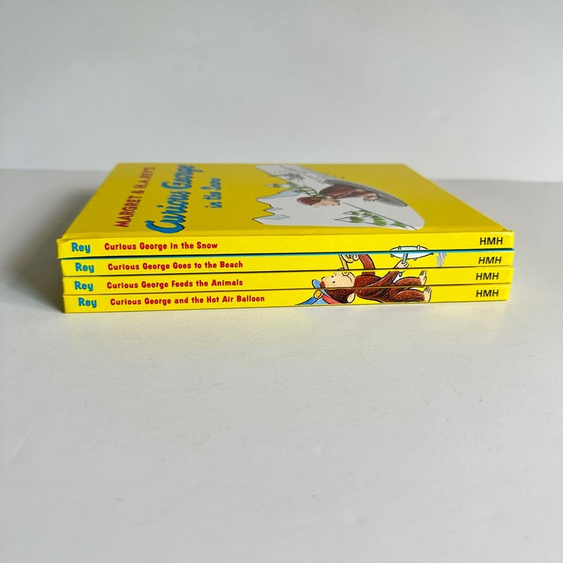 Curious George book bundle, 4 books