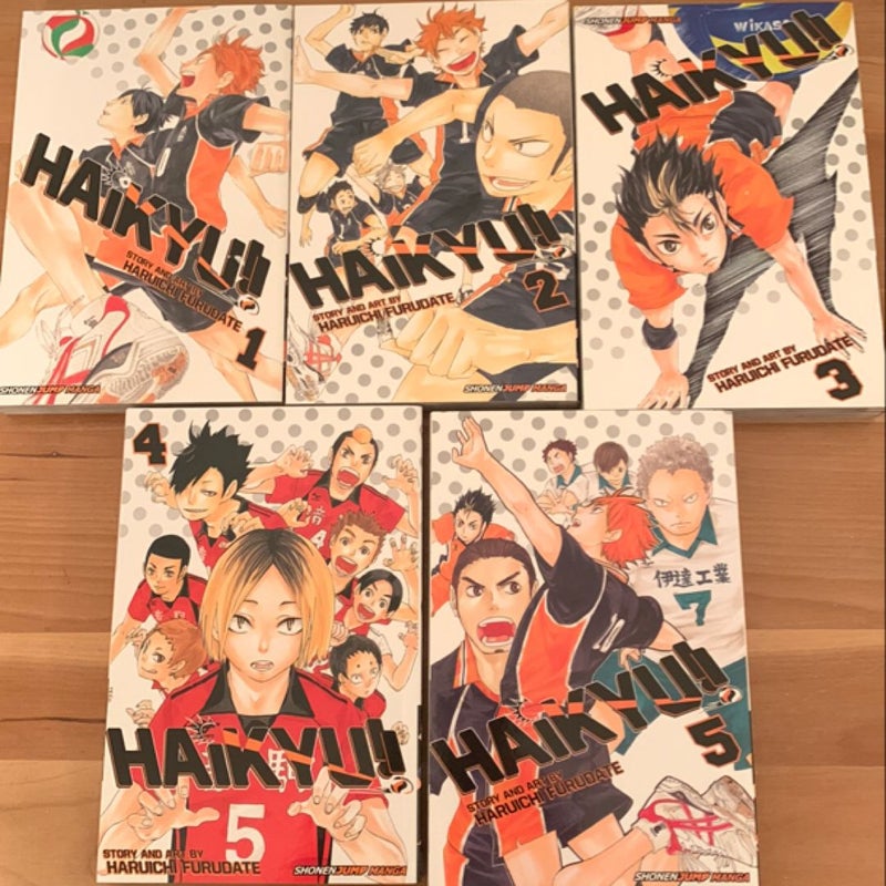 Haikyu!!, Vol. 1-5