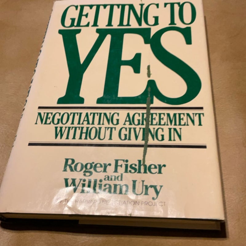 Getting to yes