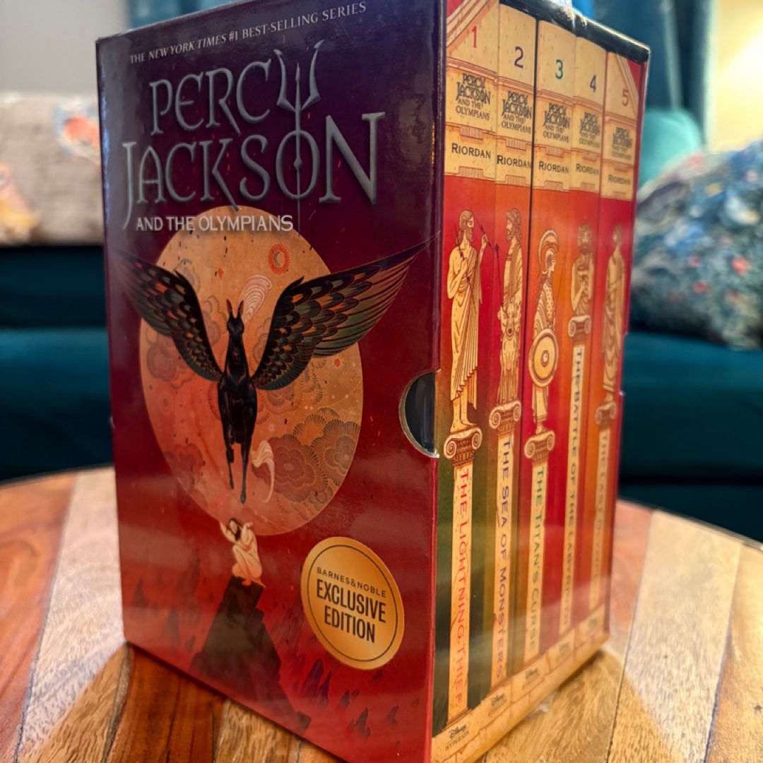 Percy Jackson And The Olympians 5 Book Set Barnes Noble Exclusive