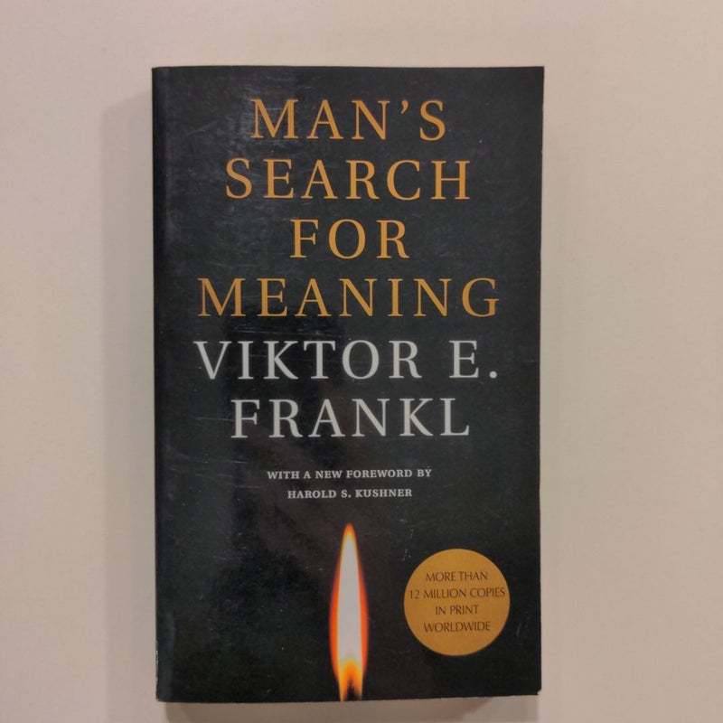 Man's Search for Meaning (OLD EDITION/OUT of PRINT)